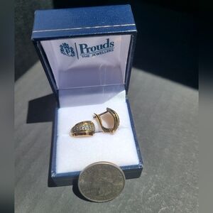 Gold and Silver Hoop Earrings